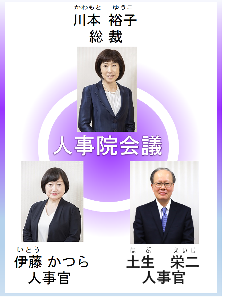 総裁・人事官の写真