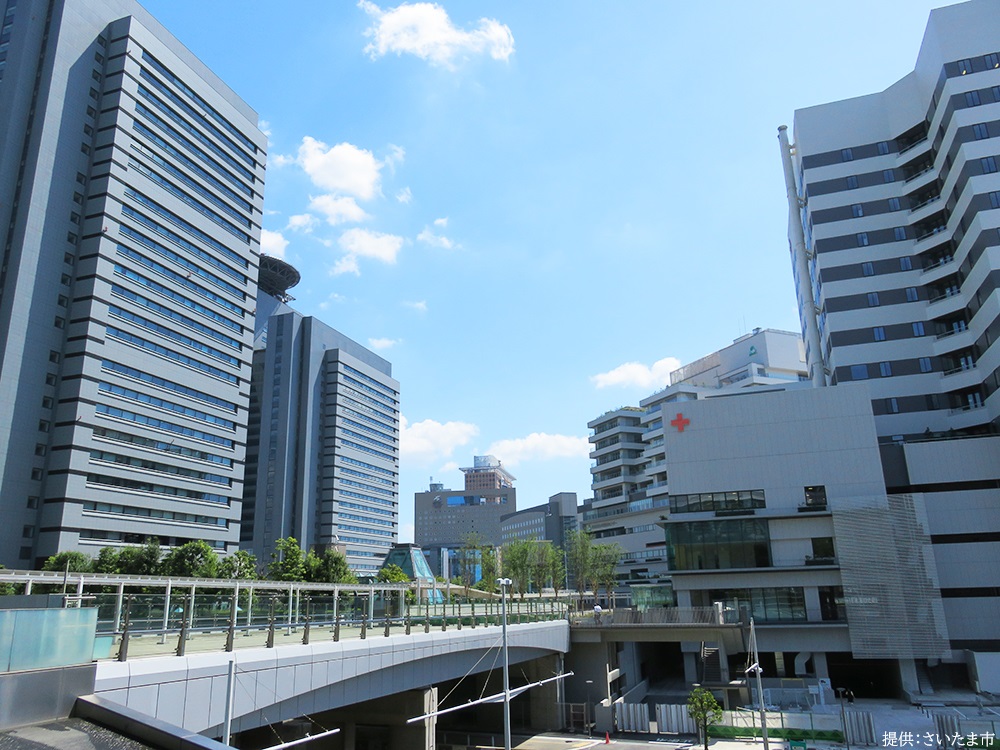 さいたま新都心周辺の国家公務員合同庁舎（提供：さいたま市）