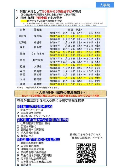 R7生涯設計セミナー50チラシ２枚目