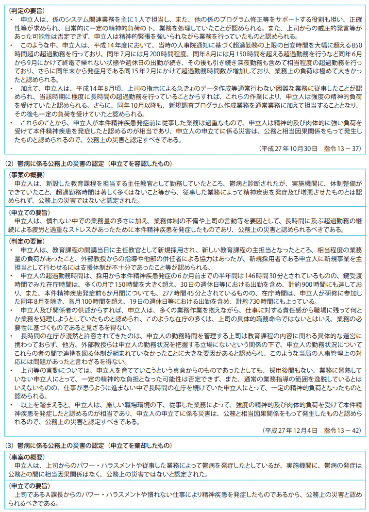 資料7-3　災害補償審査等申立事案関係b